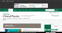 Desktop Screenshot of cp.neurology.org